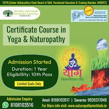  CERTIFICATE IN YOGA & NATUROPATHY